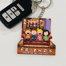 Load image into Gallery viewer, Personalized Friends Keychain - Custom Gifts for Movie Lovers Keychains PopCulturePrints
