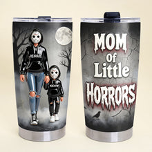 Load image into Gallery viewer, "Embrace the Dark Side: Horror Mom and Kids 20oz Tumbler - Personalized Gifts for Moms &amp; Grandmas" Tumbler Cup PopCulturePrints
