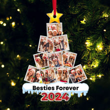 Load image into Gallery viewer, Custom Photo Acrylic Ornament - Besties Forever 2024 Ornament PopCulturePrints
