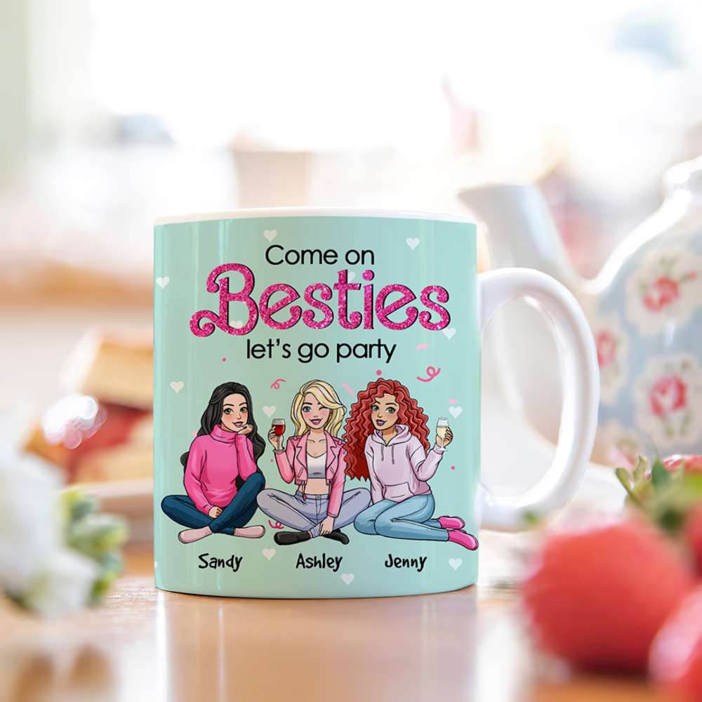 Cozy Green Monster Family Personalized Christmas Door Mat Coffee Mug PopCulturePrints