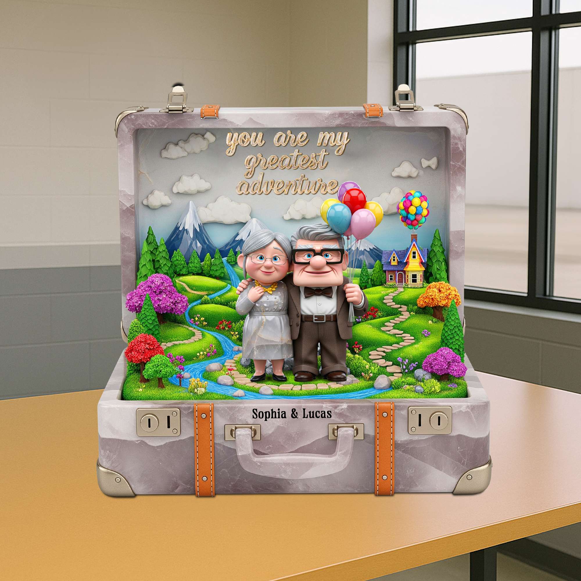 You Are My Greatest Adventure - Forever Couple Acrylic Plaque - Personalized Gift for Couples, Anniversaries, and Weddings Shaped Plaques PopCulturePrints