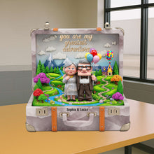 Load image into Gallery viewer, You Are My Greatest Adventure - Forever Couple Acrylic Plaque - Personalized Gift for Couples, Anniversaries, and Weddings Shaped Plaques PopCulturePrints
