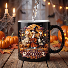 Load image into Gallery viewer, Just A Spooky Goose Magic Mug - Personalized Halloween Gifts Coffee Mug PopCulturePrints
