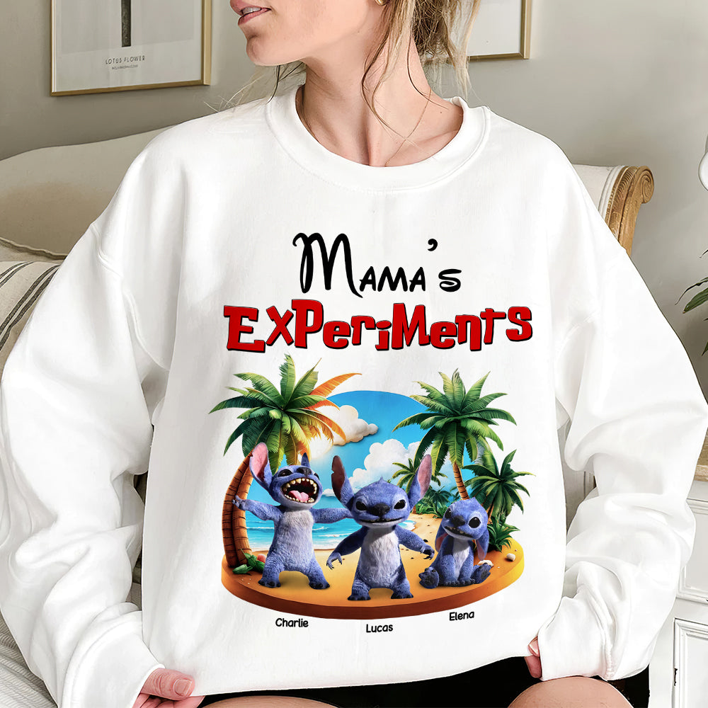 Personalized Mama's Experiments Sweatshirt - Custom Mother's Gift