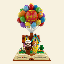 Load image into Gallery viewer, Love&#39;s Journey - Custom Couple Acrylic Plaque - Personalized Gift for Couples Shaped Plaques PopCulturePrints
