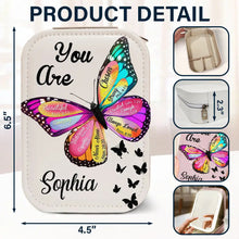 Load image into Gallery viewer, You Are Beautiful - Personalized Makeup Box with LED Mirror Makeup Box PopCulturePrints
