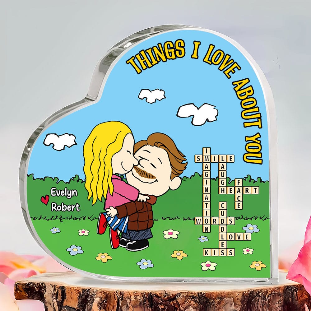 Personalized Romantic Couple Heart Plaque Shaped Plaques PopCulturePrints