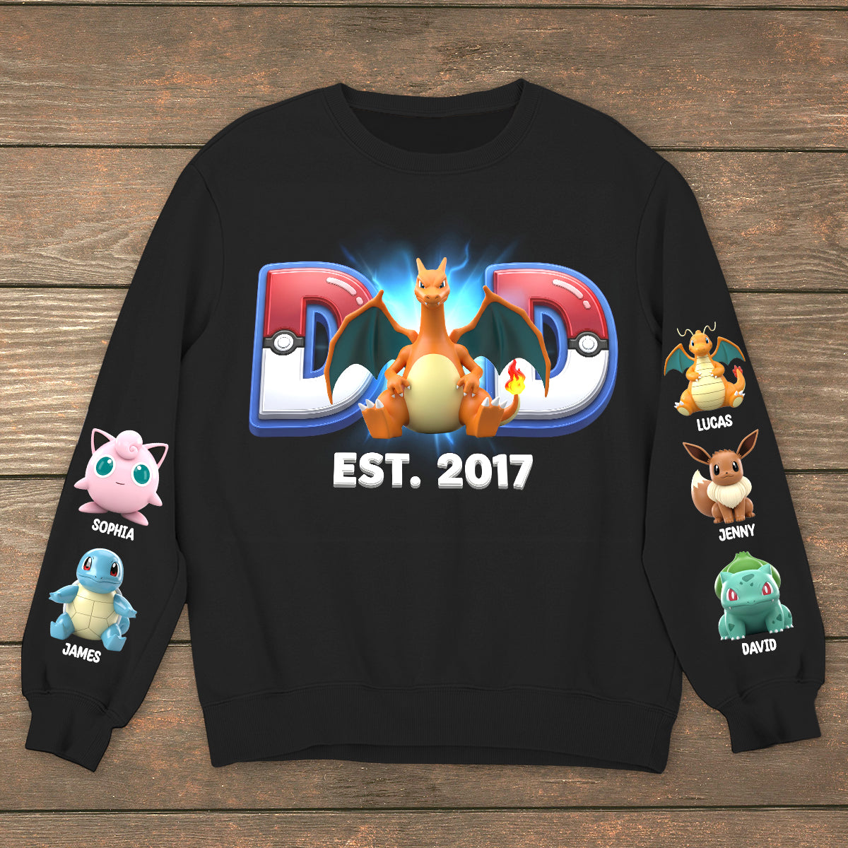 Catching Dad Shirt - Personalized Gifts for Dad AOP Products PopCulturePrints