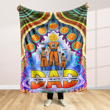 Load image into Gallery viewer, Mom: The God, The Myth, The Legend - Personalized Blanket for Mom Blanket PopCulturePrints
