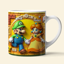 Load image into Gallery viewer, Custom Gamer Mug Set - Adventure Duo Coffee Mug PopCulturePrints
