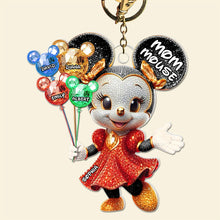 Load image into Gallery viewer, &quot;Celebrate Mom with a Touch of Magic!&quot; - Personalized Mommy Mouse Keychain - A Unique Gift for Moms and Grandmas Keychains PopCulturePrints
