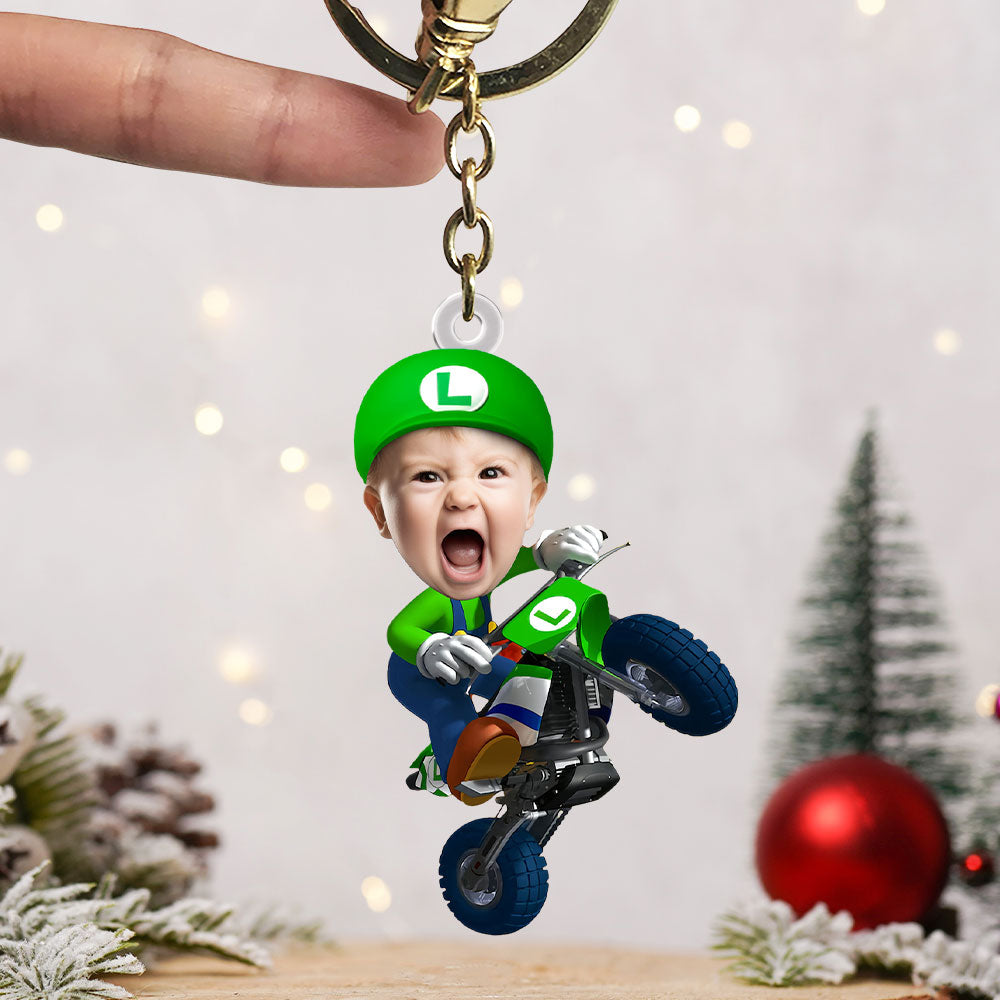 Custom Kids Photo Keychain - Pop Culture Design Keychains PopCulturePrints