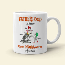 Load image into Gallery viewer, Custom Father&#39;s Day Mug - Fatherhood: One Nightmare at a Time Coffee Mug PopCulturePrints
