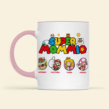 Load image into Gallery viewer, Super Mom Personalized Coffee Mug for Mother&#39;s Day Coffee Mug PopCulturePrints
