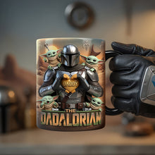 Load image into Gallery viewer, “The Force of Fatherhood” – Space Dad Magic Ceramic Coffee Mug - Personalized Gift for Dad and Grandpa Coffee Mug PopCulturePrints
