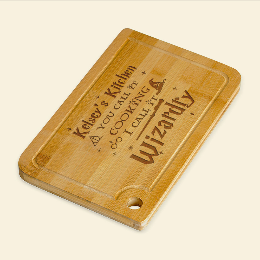 Personalized Wizardry Kitchen Cutting Board