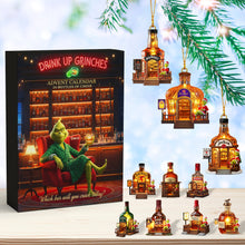 Load image into Gallery viewer, “Bring Cheer to Your Holidays!” - Festive Alcohol Bar Advent Calendar - Personalized Gifts for Drink Lovers Advent Calendar PopCulturePrints
