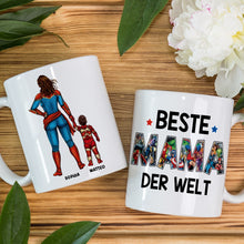 Load image into Gallery viewer, Personalized Hero Dad Mug - Best Dad in the World Father&#39;s Day Gift Coffee Mug PopCulturePrints
