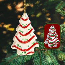 Load image into Gallery viewer, &quot;Create Cherished Memories with Our Family Ornament - Personalized Gifts for a Festive Christmas&quot; Ornament PopCulturePrints
