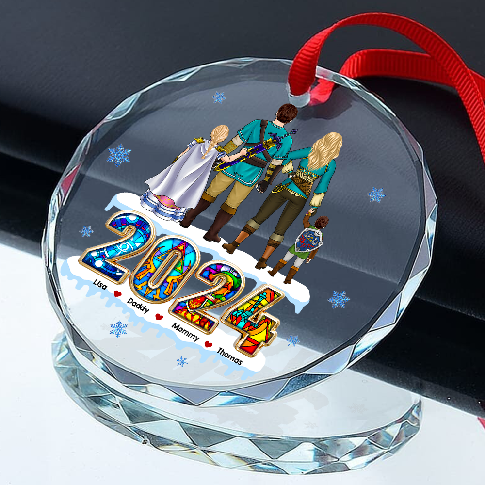 Personalized Family Christmas Ornament - Fantasy Themed Ornament PopCulturePrints