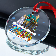 Load image into Gallery viewer, Personalized Family Christmas Ornament - Fantasy Themed Ornament PopCulturePrints
