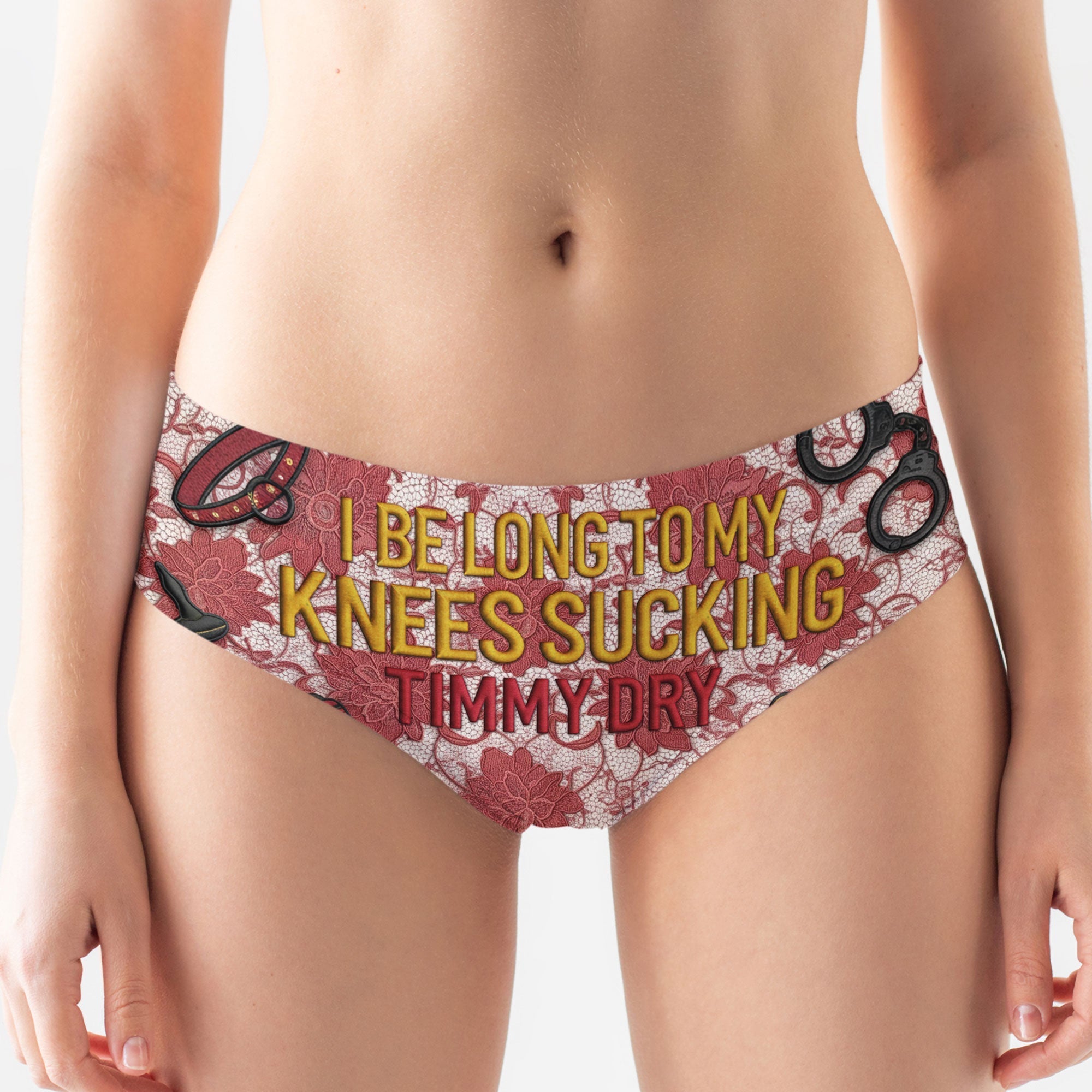 Unleash Your Wild Side - Naughty Woman Briefs - Personalized Gift for Her Boxer Briefs PopCulturePrints