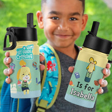 Load image into Gallery viewer, Personalized Back To School Kids Tumbler - Animal Crossing Design Tumbler Cup PopCulturePrints

