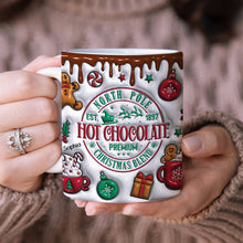 Load image into Gallery viewer, Personalized Cartoon Lovers Christmas Hot Chocolate Mug
