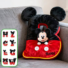 Load image into Gallery viewer, Add a Touch of Magic with Personalized Cute Initial Letter Alphabet Pillow - Perfect Gift for Kids Pillow PopCulturePrints
