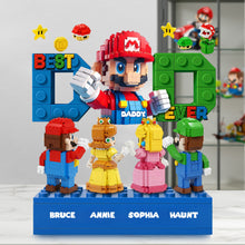 Load image into Gallery viewer, Best Dad Ever - Super Plumber Dad Acrylic Plaque - Personalized Gift for Dads, Grandpas, and More Shaped Plaques PopCulturePrints
