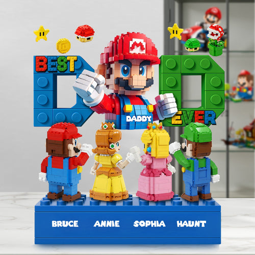 Best Dad Ever - Super Plumber Dad Acrylic Plaque - Personalized Gift for Dads, Grandpas, and More Shaped Plaques PopCulturePrints