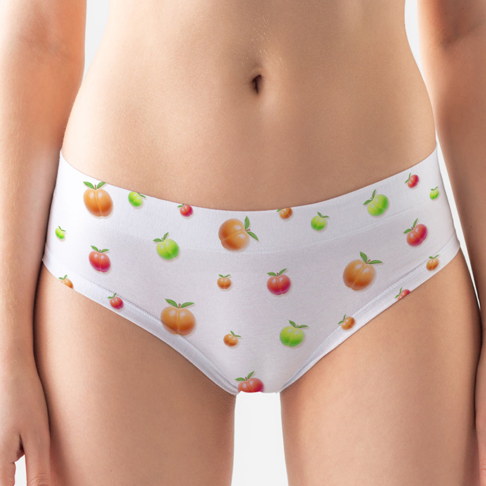 Personalized Spicy Green Grinch Women's Briefs - Fun Christmas Gift for Her Boxer Briefs PopCulturePrints
