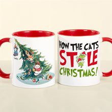 Load image into Gallery viewer, How the Cats Stole Christmas - Personalized Cat Lover Mug
