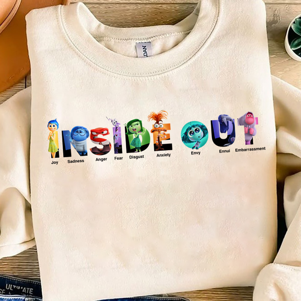 Inside Out Emojis Characters Unisex T-Shirt for Movie Fans