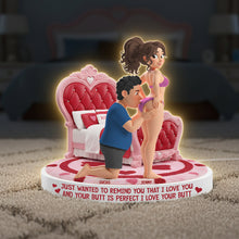Load image into Gallery viewer, Naughty Couple Acrylic Light Box - Personalized Gifts for Couples Light Box PopCulturePrints
