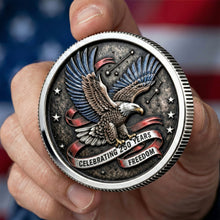 Load image into Gallery viewer, Celebrate Freedom: Personalized America 250th Anniversary Coin - Ideal Gift for Patriots Coin PopCulturePrints
