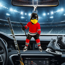 Load image into Gallery viewer, &quot;Celebrate Their Passion for Hockey!&quot; - Personalized Ice Rink Spirit Car Ornament - Perfect Gift for Hockey Players, Coaches, and Fans Ornament PopCulturePrints
