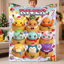 Load image into Gallery viewer, “Wrap Your Loved Ones in Joy” - Lovely Dumpling Blanket, Personalized Gift for All Ages
