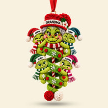 Load image into Gallery viewer, Grandma’s Christmas Crew - Unique Personalized Acrylic Ornament for Grandma
