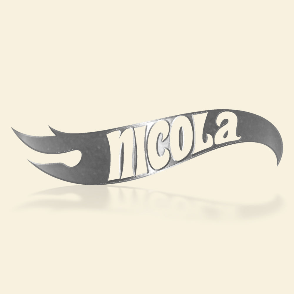 Classic Car Personalized Name Plate - Nicola