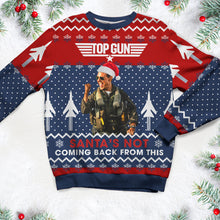 Load image into Gallery viewer, Christmas Action Movie Lovers Ugly Sweater AOP Products PopCulturePrints
