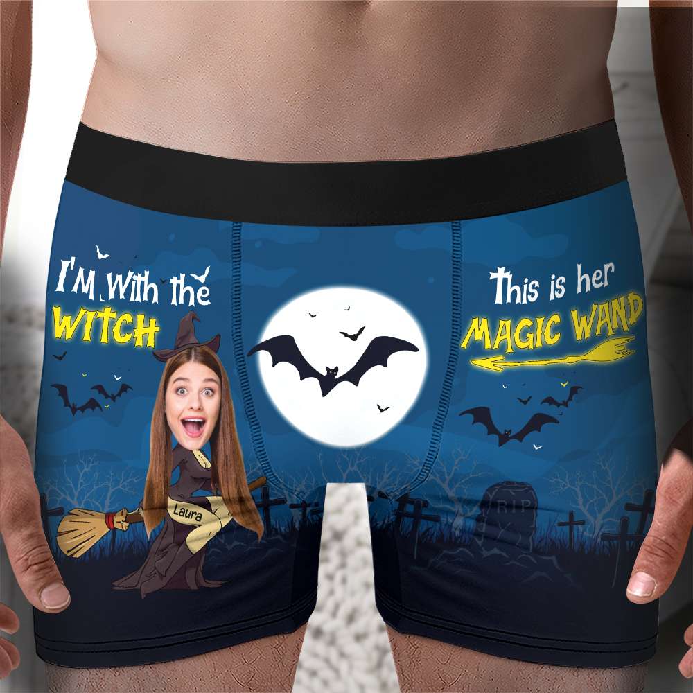 Personalized Magic Wand Men's Boxer Shorts Boxer Briefs PopCulturePrints
