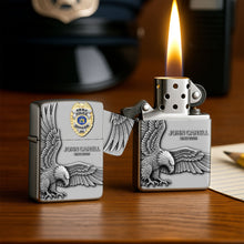 Load image into Gallery viewer, &quot;Honor the Brave – American Hero Police Lighter&quot; - Personalized Gift for Police Officers, Captains, Sheriffs Lighter PopCulturePrints
