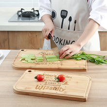 Load image into Gallery viewer, Personalized Wizardry Kitchen Cutting Board
