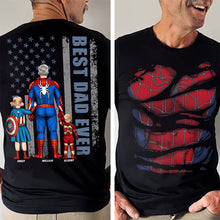 Load image into Gallery viewer, Best Dad Ever - Personalized Gift for Dad &amp; Grandpa | Customizable Family Shirt Shirts PopCulturePrints
