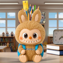 Load image into Gallery viewer, Bring Joy with Our Cute Bunny Wooden Pen Holder - Personalized Gift for Kids Pen Holder PopCulturePrints
