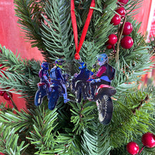 Load image into Gallery viewer, Personalized Motocross Lovers Ornament Ornament PopCulturePrints
