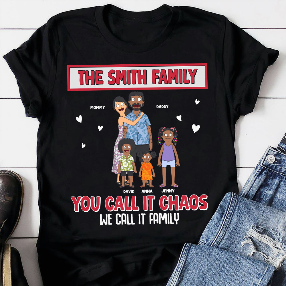 Personalized Family Chaos T-Shirt Shirts PopCulturePrints