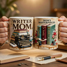 Load image into Gallery viewer, “Celebrating the Writer Mom” - Personalized Coffee Mug - Perfect Gift for Moms, Grandmas &amp; Writers Coffee Mug PopCulturePrints
