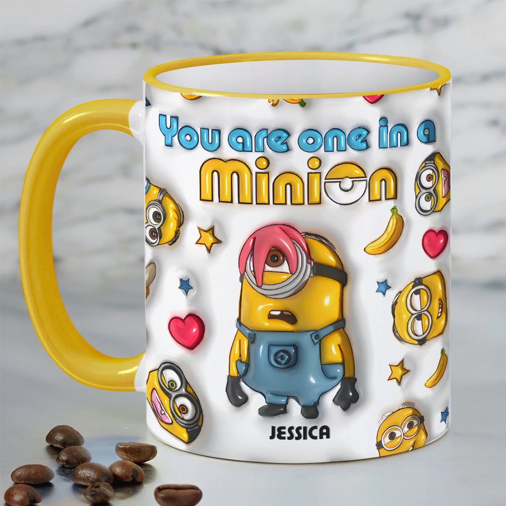 Personalized Minion Fan Coffee Mug - You Are One in a Minion